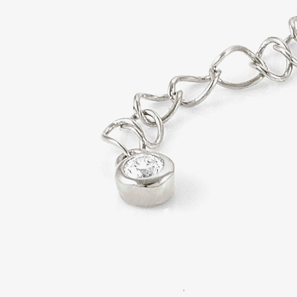 Nomination CosmicLove Silver Red Cubic Zirconia Double Heart Necklace 241707/006