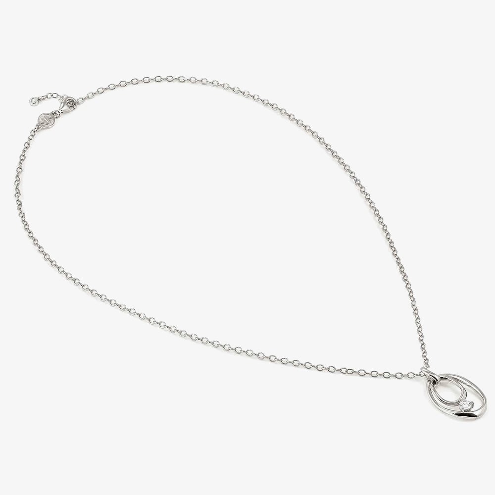 Nomination My Rebel Art Silver Double Oval Pendant Necklace 242806/053