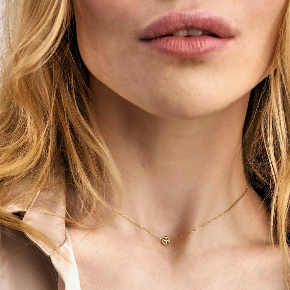Nomination Armonica Gold Plated Four-Leaf Clover Necklace 241304/003