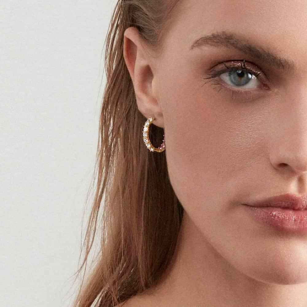 Nomination CHIC&CHARM Joyful Edition Gold Tone Hoop Earrings 148635/010 