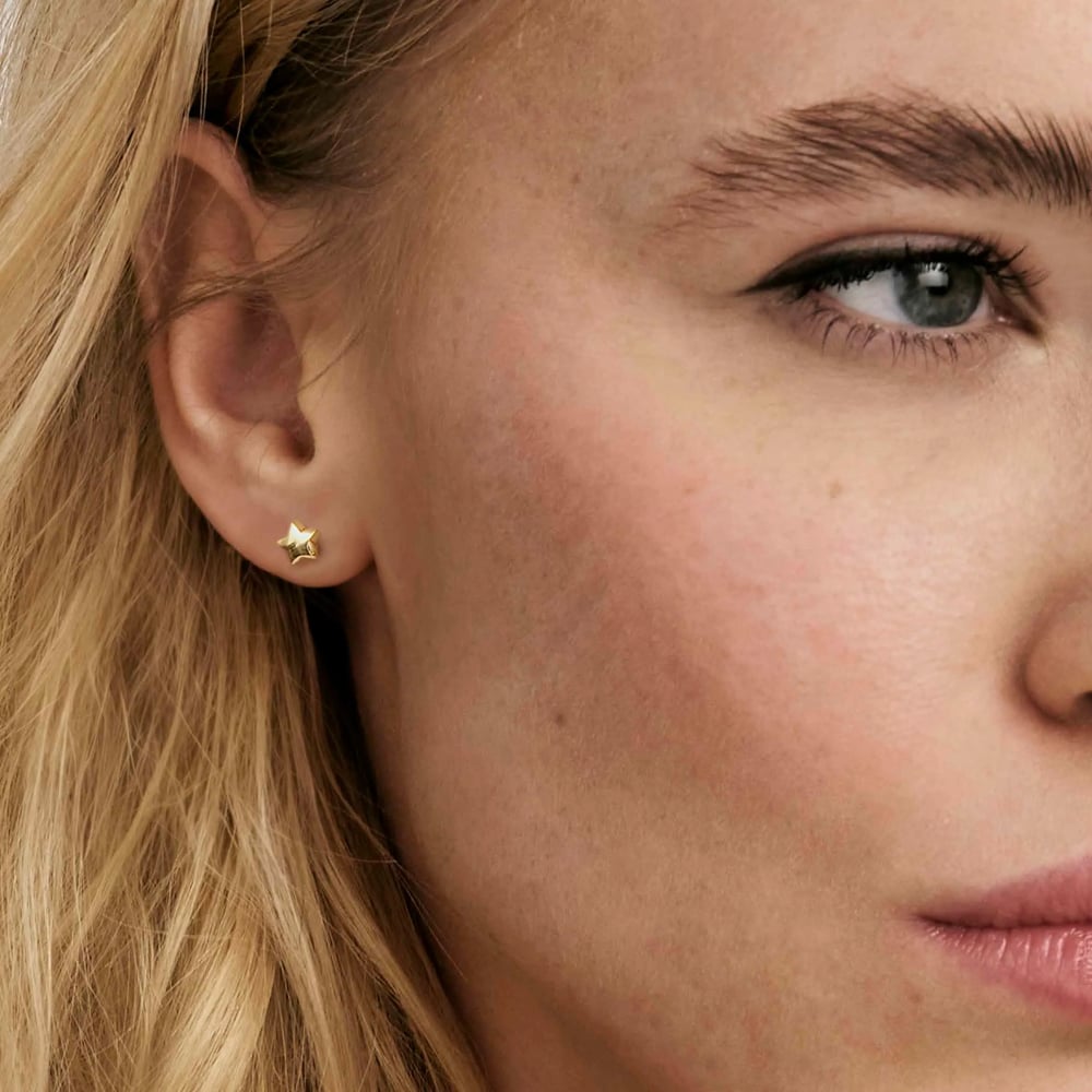 Nomination Armonica Gold Plated Star Stud Earrings 241307/009