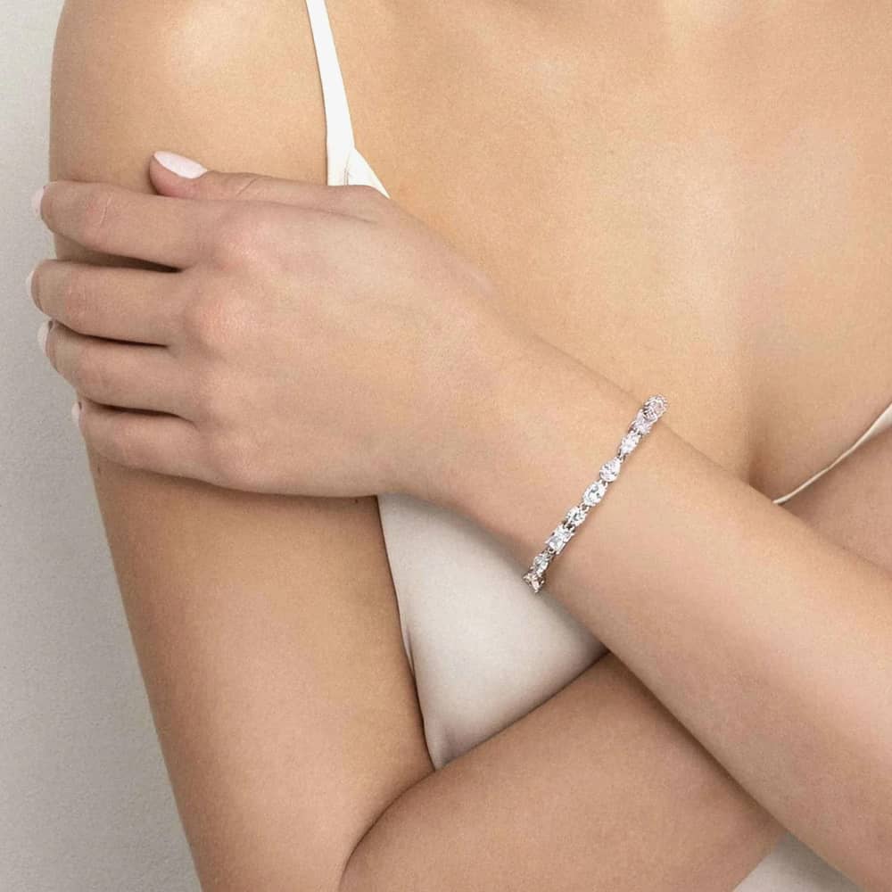 Nomination Colour Wave Silver Multi-Cut Cubic Zirconia Bracelet 149801/008