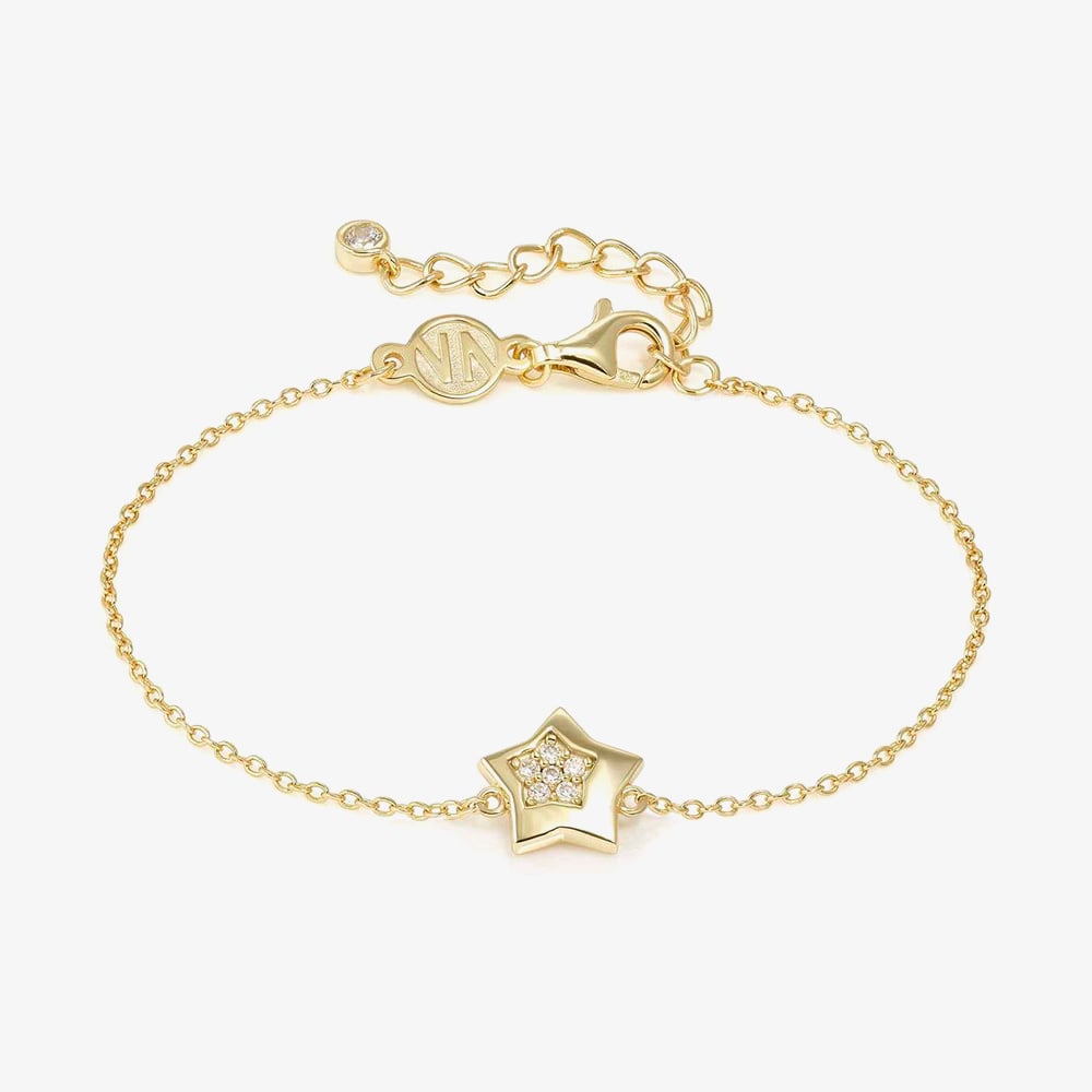 Nomination Gold Petit Sparkle Star Bracelet