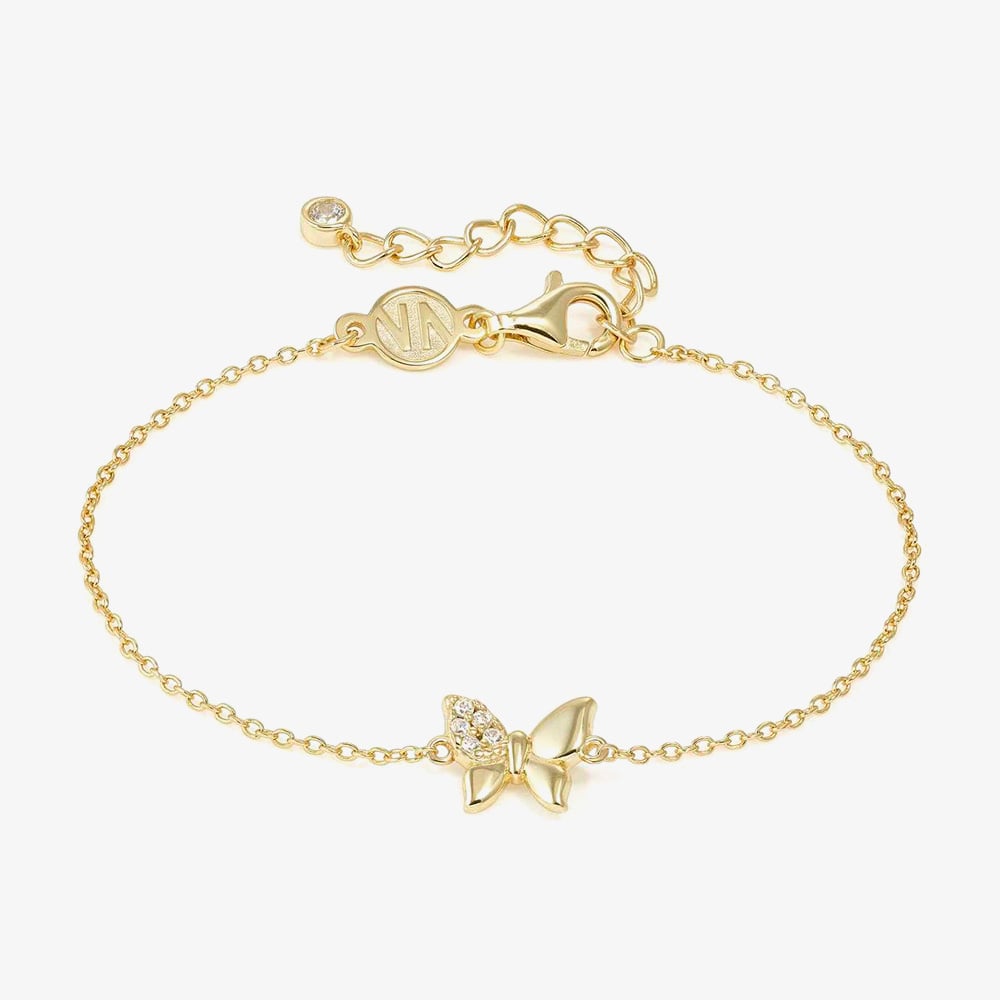Nomination Petit Sparkle Gold Butterfly Bracelet 242300/042