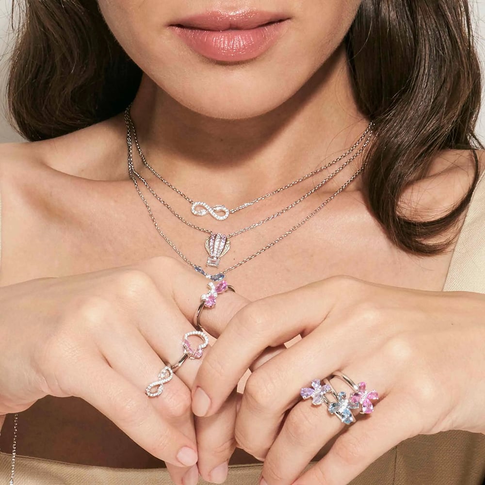 Nomination Shine Me Up Multi Cut Cubic Zirconia Infinity Ring 241900/010