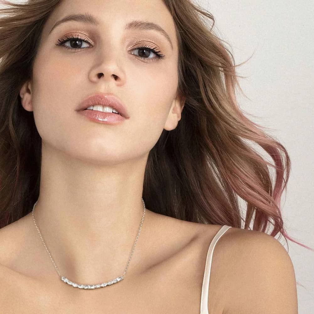 Nomination Colour Wave Silver Multi-Cut Cubic Zirconia Necklace 149802/008
