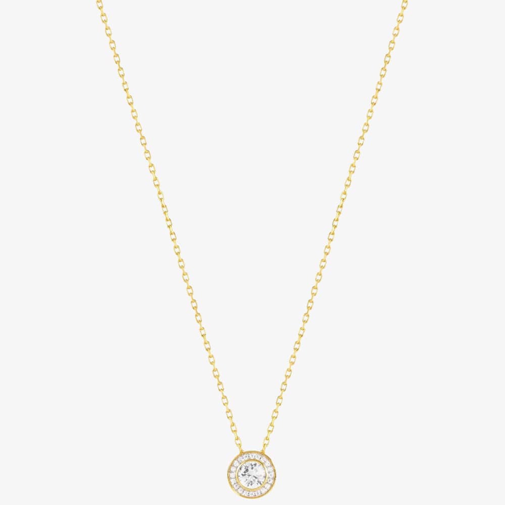 Nomination Aurea Small Gold Plated Halo Necklace 145710/010