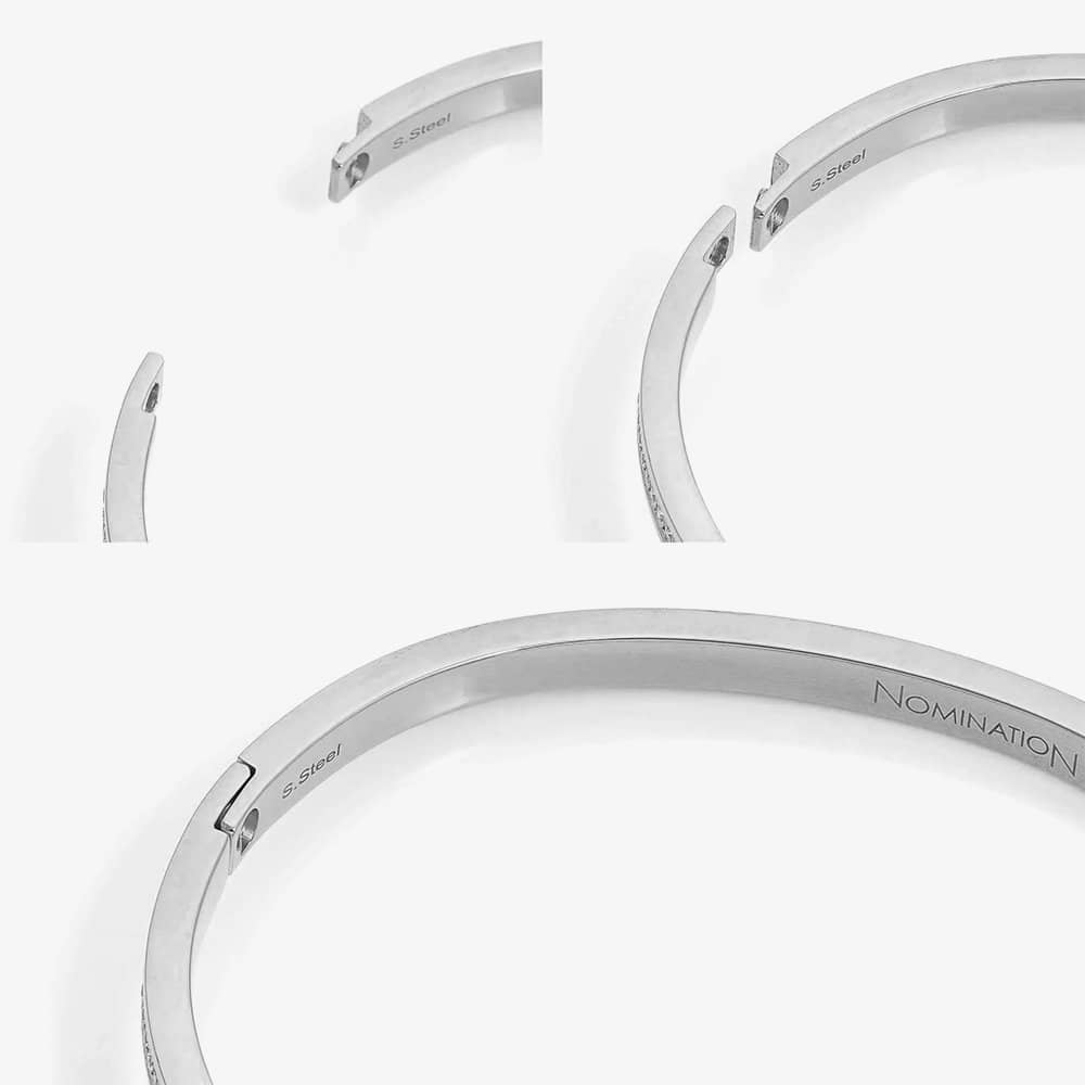 Nomination Pretty Bangles Cubic Zirconia Infinity Bangle 029501/065