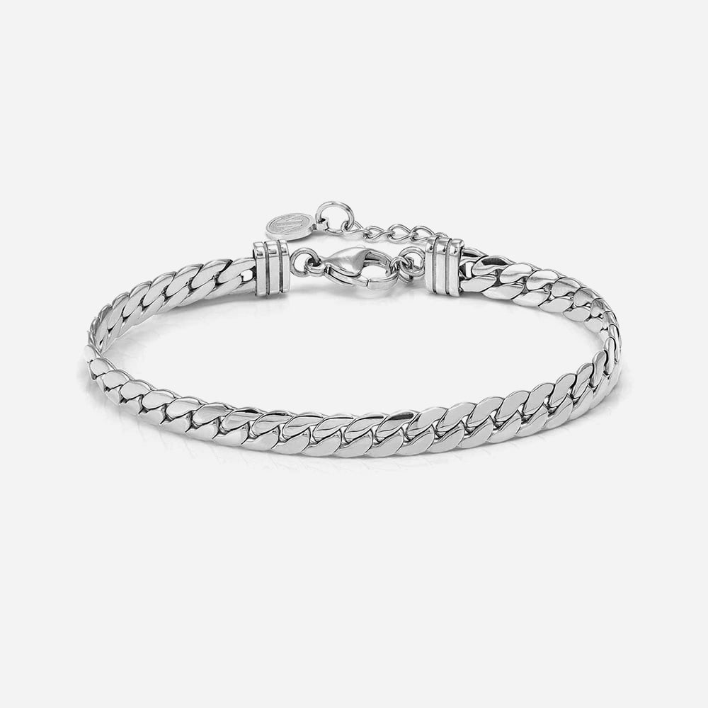 Nomination Silver Ecclettica Curb Chain Bracelet