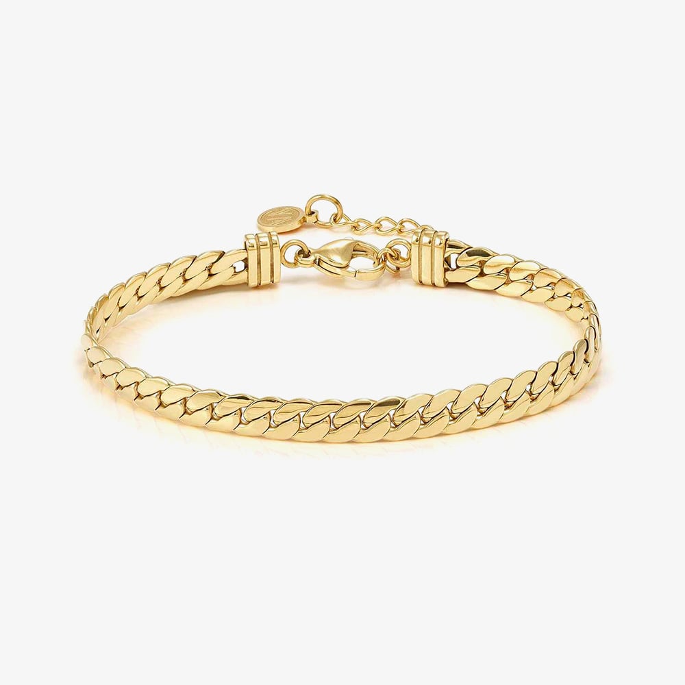 Nomination Gold Ecclettica Curb Chain Bracelet