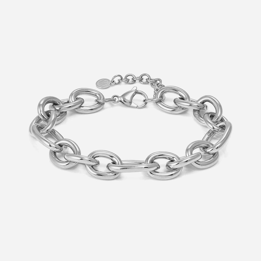 Nomination Ecclettica Silver 24cm Oval Link Bracelet 134304/001