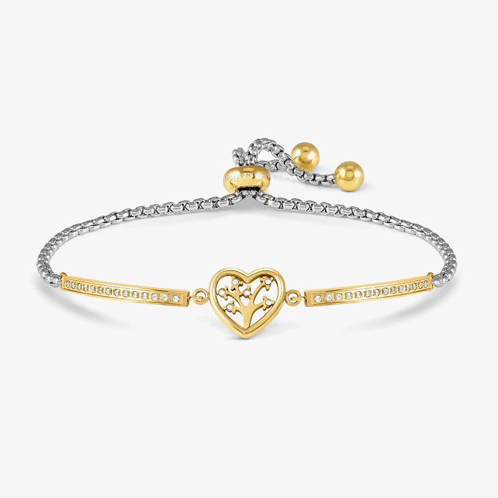 Nomination Milleluci Silver & Gold Tree Of Life Toggle Bracelet 028021/017