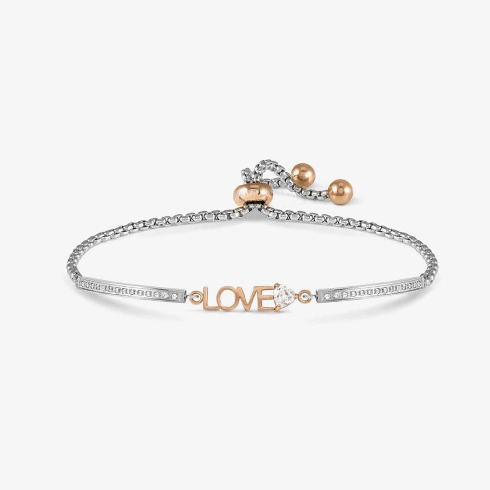 Nomination Rose Gold Milleluci Love Bracelet - 19cm