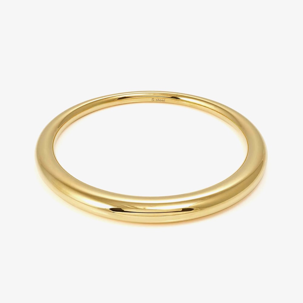 Nomination Ecclettica Stainless Steel &amp; Yellow PVD Bangle 134306/012