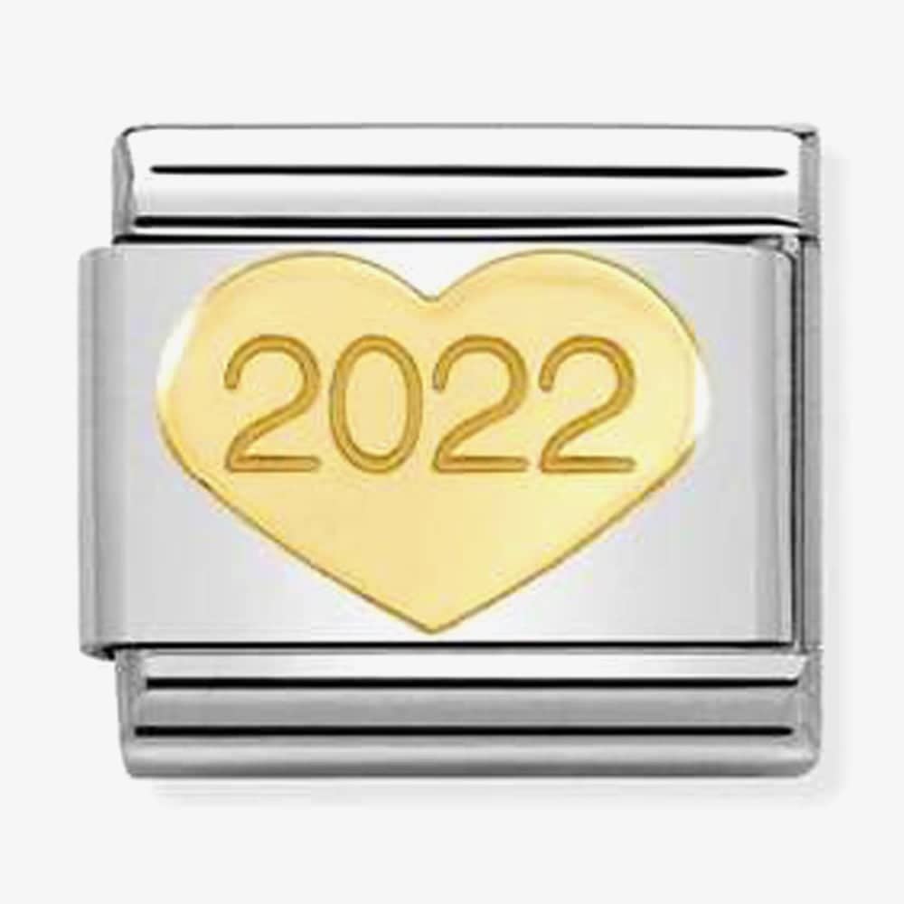 Product photograph of Nomination Composable Classic 2022 Heart Charm 030149 42 from The Jewel Hut