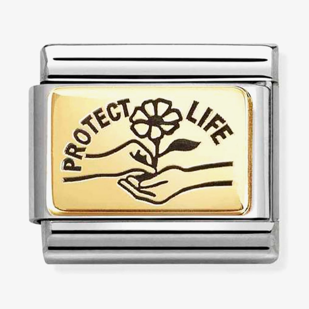 Nomination Gold Protect Life Charm