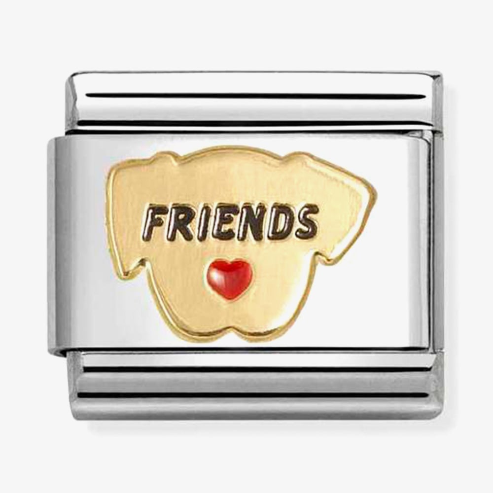 Nomination Classic Symbols Friends Dog Charm 030285/69 *