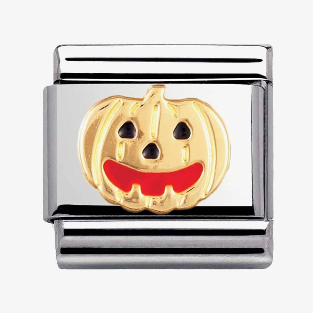 Nomination Charm Pumpkin - Stainless Steel