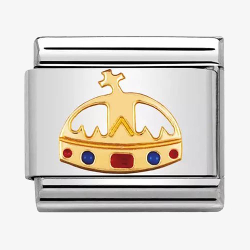 Nomination CLASSIC Fun Hungarian Crown Charm 030243/18
