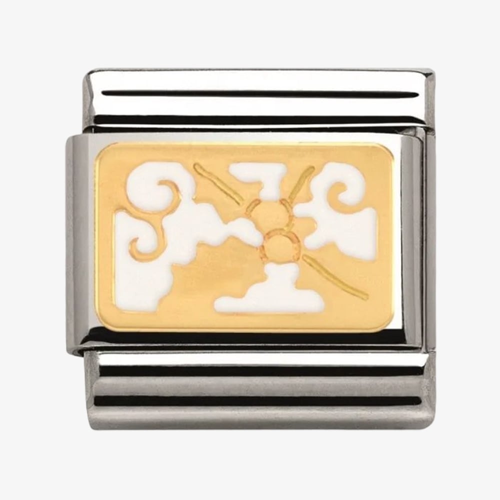 Nomination Christmas White Holly Charm 030282/15