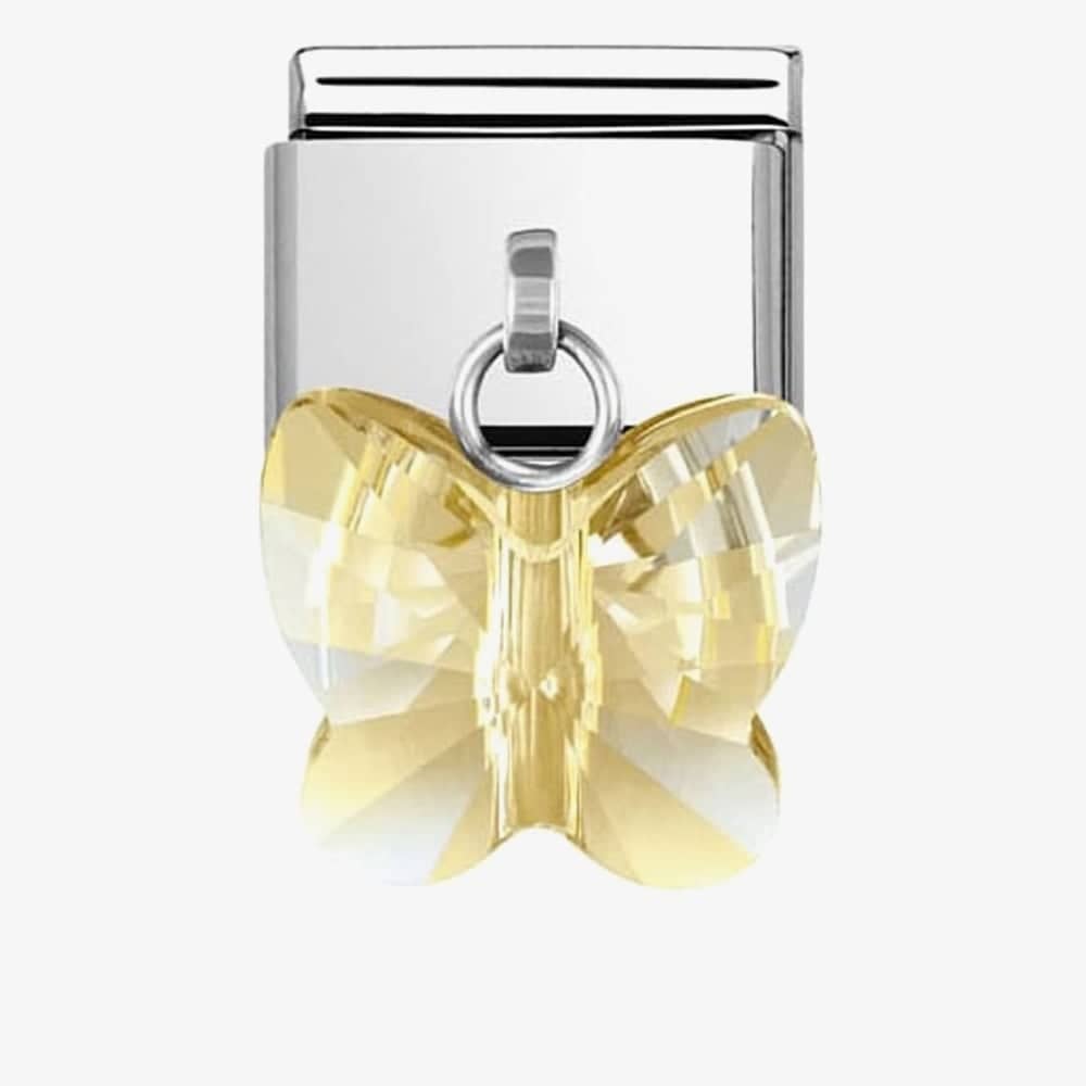 Product photograph of Nomination Classic Butterfly Gold Charm 030604 28 from The Jewel Hut