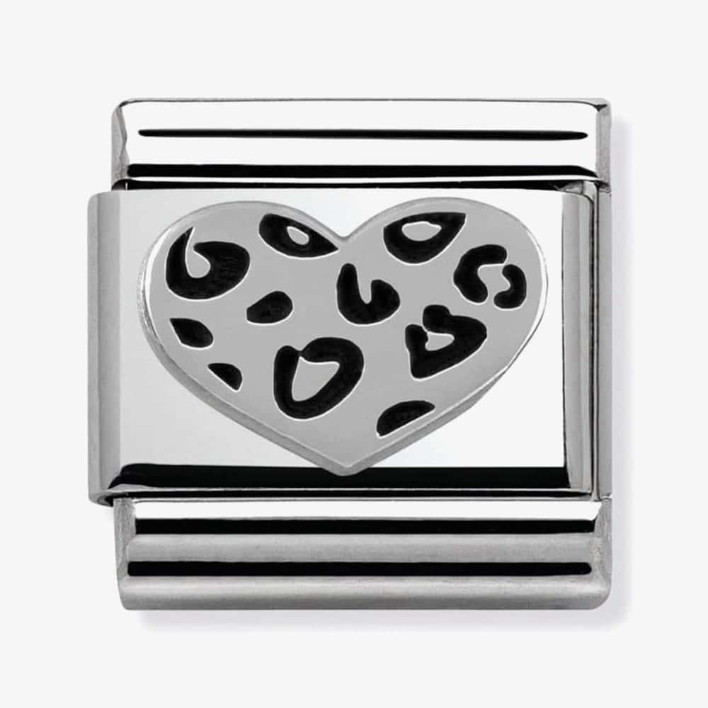 Nomination Leopard Heart Charm