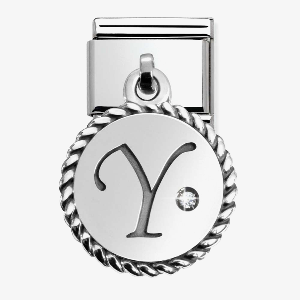Nomination CLASSIC Silvershine Alphabet Letters Y Charm 331809/25
