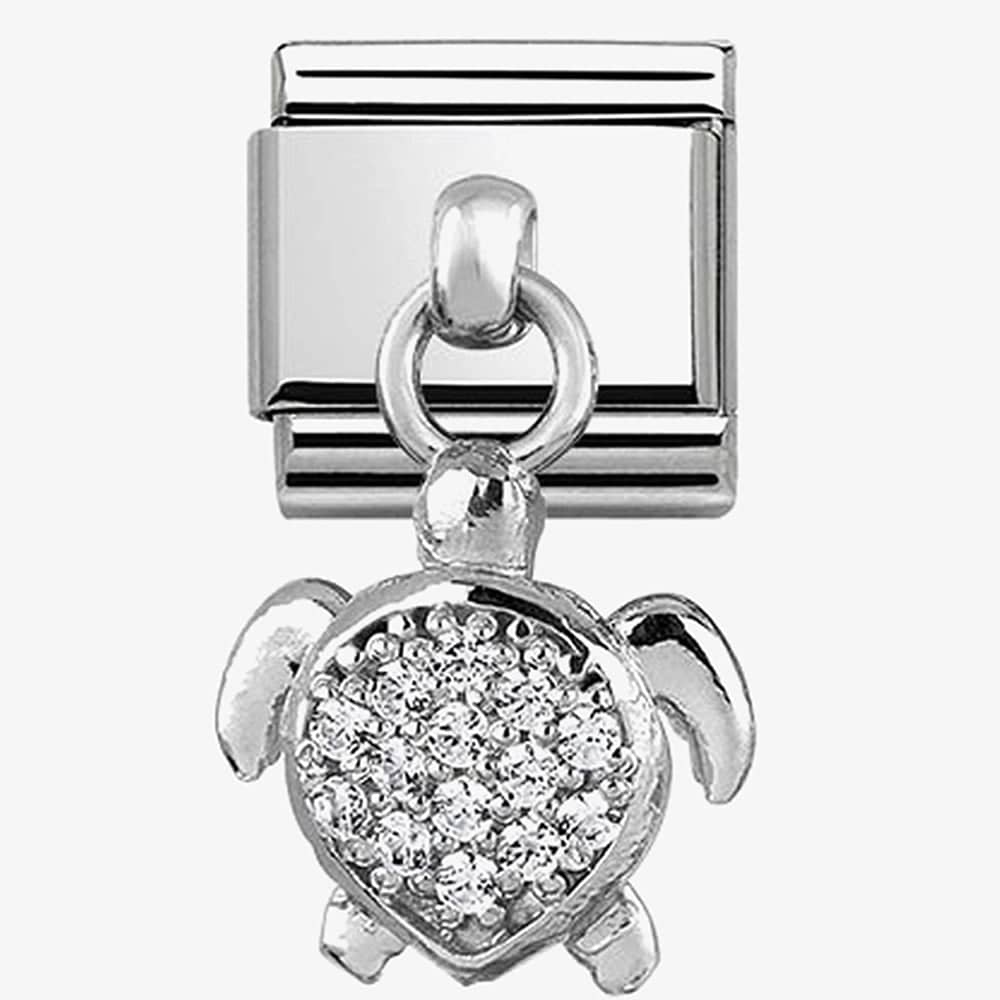 Product photograph of Nomination Classic Silvershine Sea Turtle Charm 331800 24 from The Jewel Hut