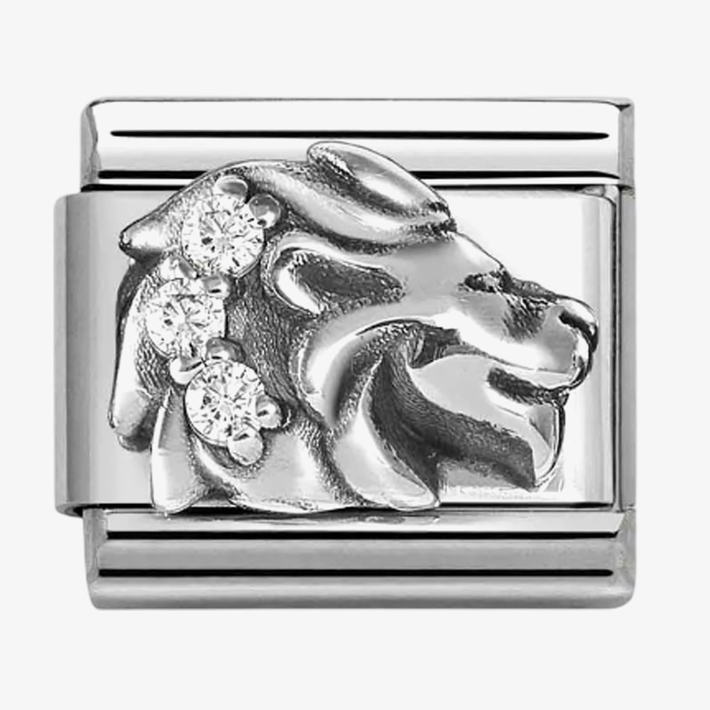Nomination Silvershine Sterling Silver Cubic Zirconia Leo Charm 330326/05