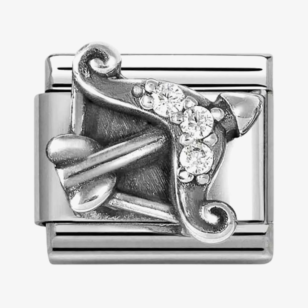 Nomination Crystal Sagittarius Bow Charm
