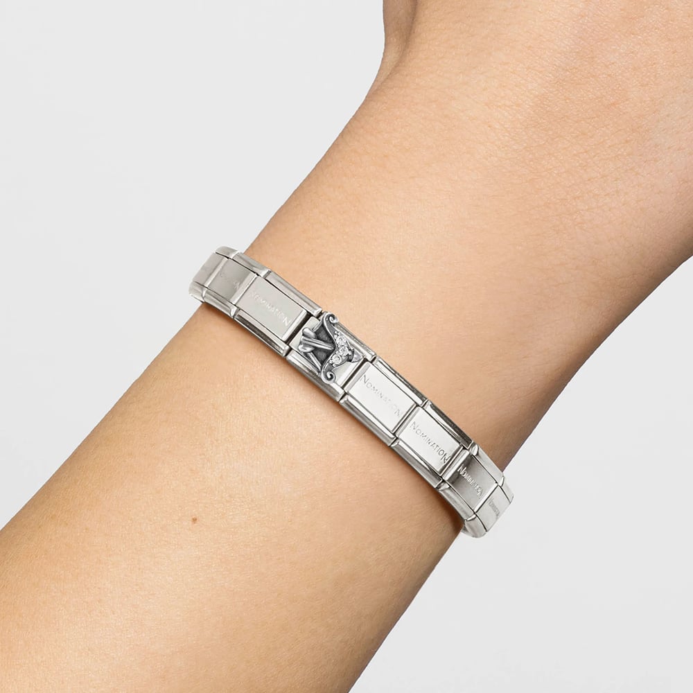 Nomination CLASSIC Silvershine Sterling Silver Cubic Zirconia Saggitarius Charm 330326/09