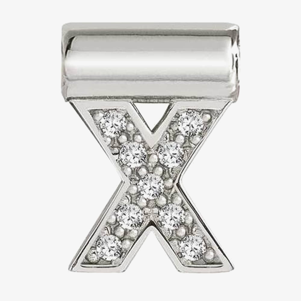 Nomination SeiMia Silver Cubic Zirconia Letter X Pendant 147115/024 Nomination SeiMia Silver Cubic Zirconia Letter X Pendant 147115/024