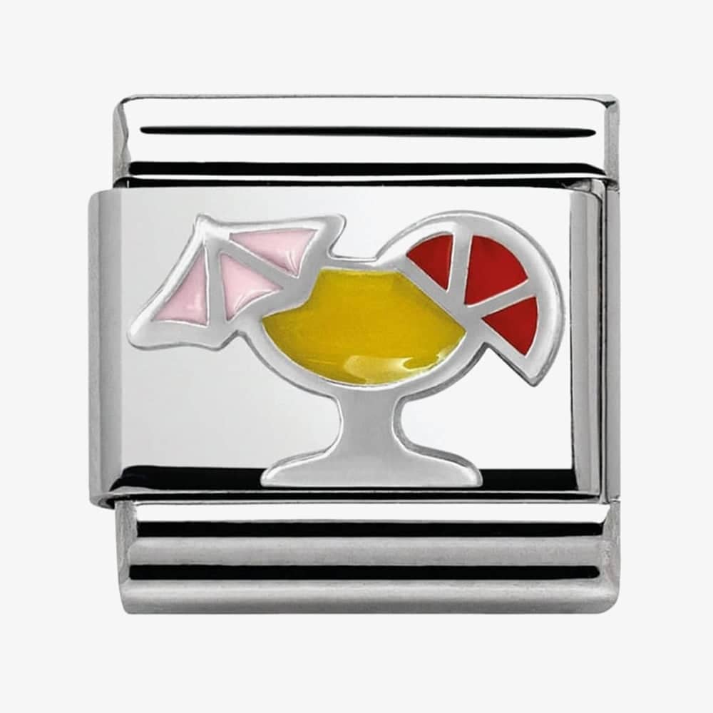 Nomination CLASSIC Silvershine Honolulu Cocktail Charm 330202/26 Nomination CLASSIC Silvershine Honolulu Cocktail Charm 330202/26