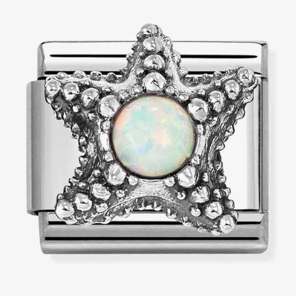 Nomination White Opal Starfish Charm