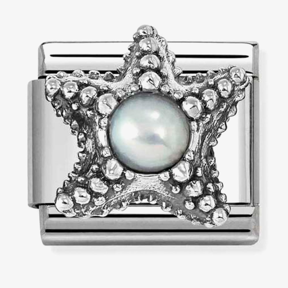 Nomination White Pearl Starfish Charm