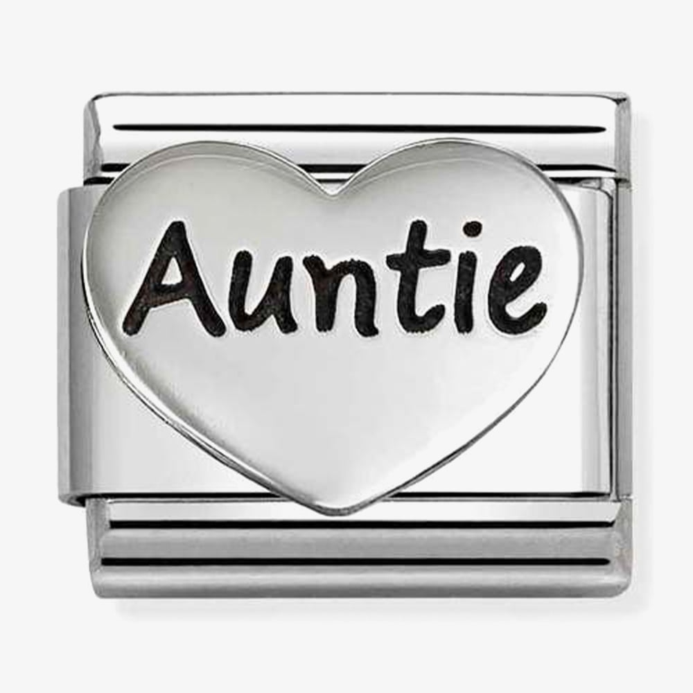 Nomination Composable Classic Auntie Heart Charm 330114/21
