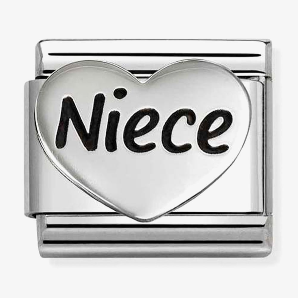 Nomination Composable Classic Niece Heart Charm 330114/26