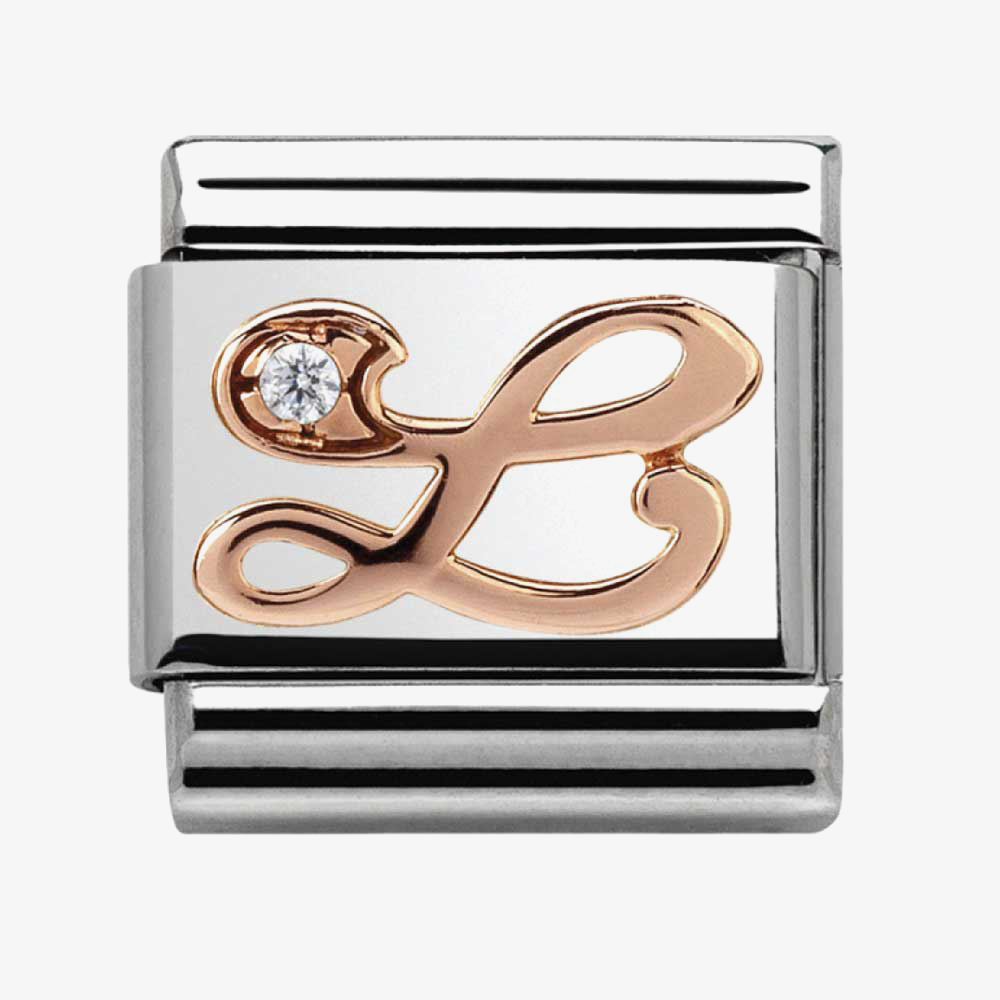 Nomination CLASSIC Rose Gold Letter L Charm 430310/12