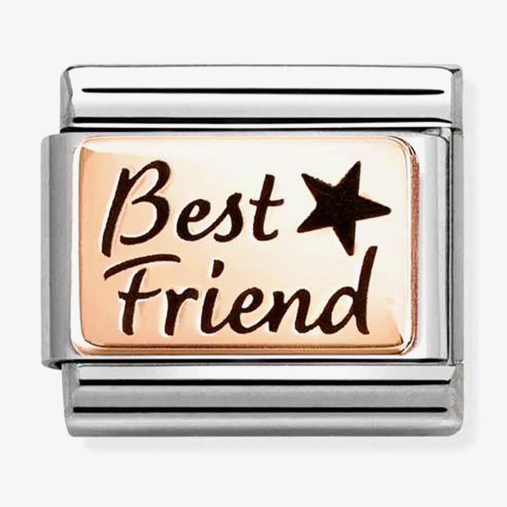 Nomination Composable Classic Rose Gold Best Friend Charm 430111/34