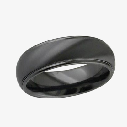 GETi 7mm Round Ring Ridged Edges 4005BRN-7C T