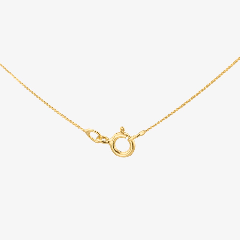 9ct Yellow Gold Number 21 Key Pendant Necklace 1.61.0581