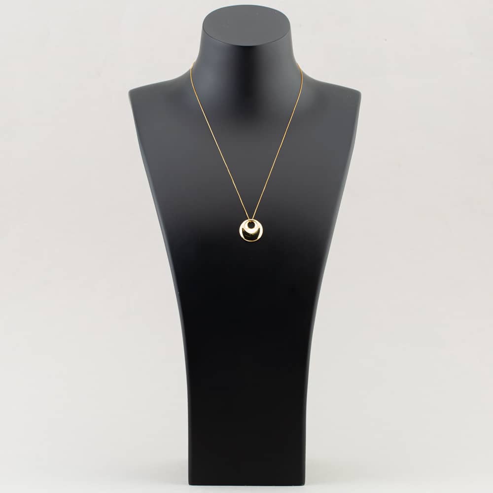9ct Yellow Gold Open Disc Pendant GP2167 GN141