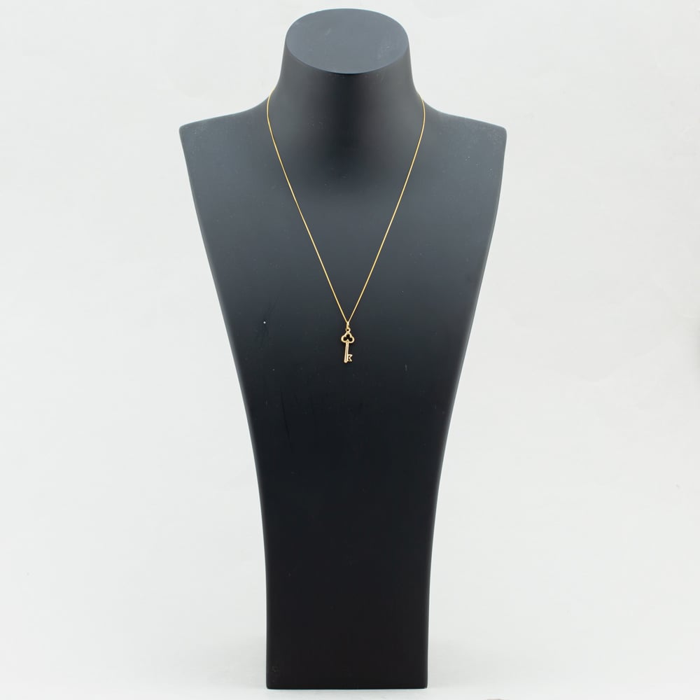 9ct Yellow Gold Key Necklace 1.63.2733