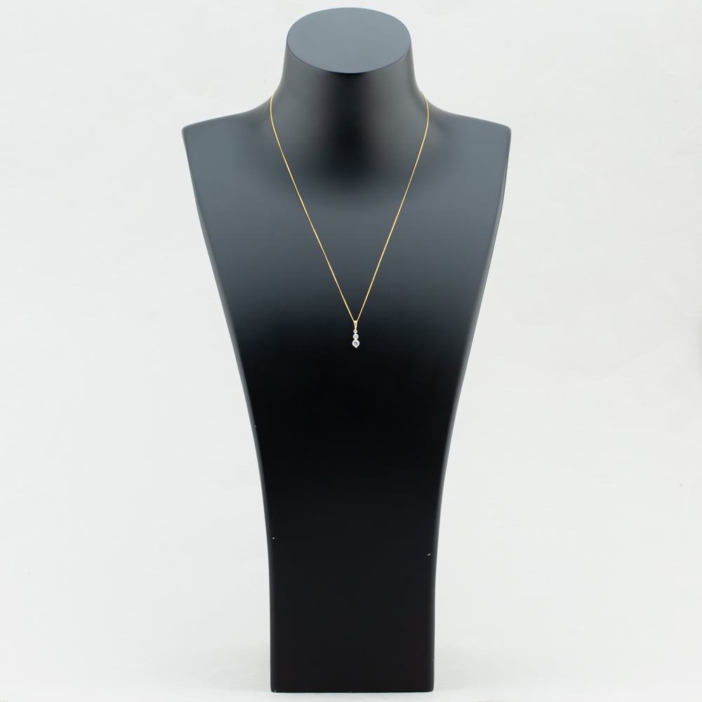 9ct Gold Cubic Zirconia Trilogy Pendant 1.62.4114