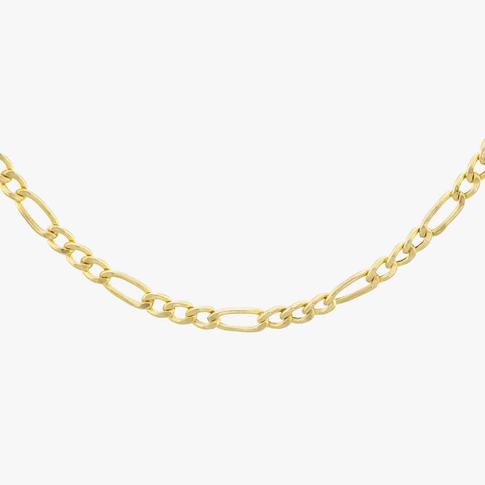 9ct Yellow Gold 20 Inch Fine Figaro Chain 1.15.0095
