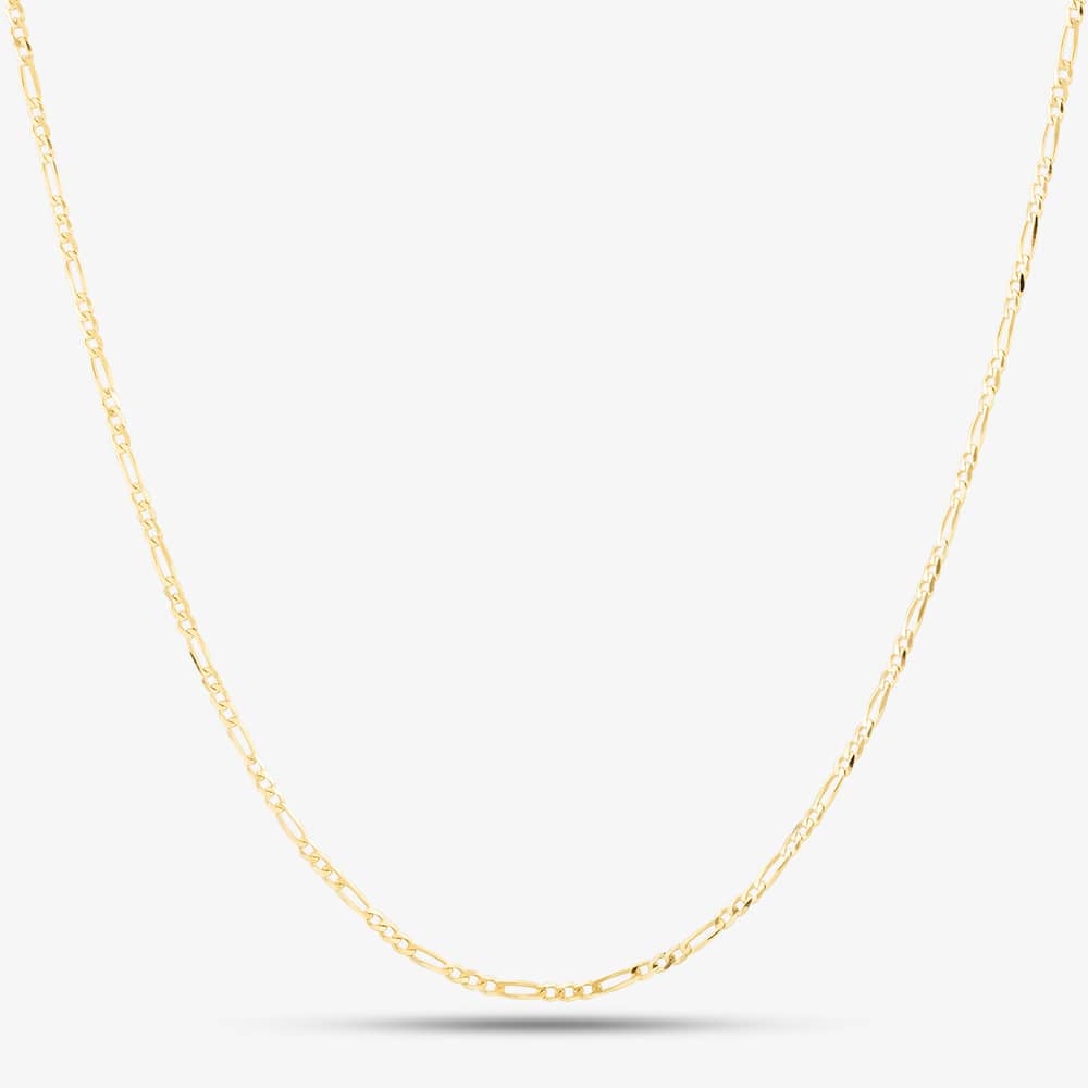 Product photograph of 9ct Yellow Gold 22 Inch Figaro Chain Sffp-150-9y-22 from The Jewel Hut