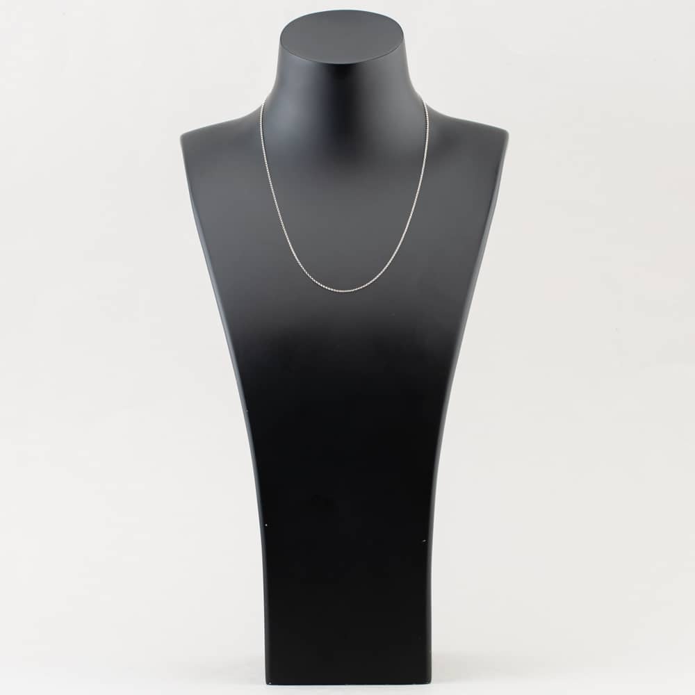 9ct White Gold 18 Inch Belcher Chain SRBP-170-9W-18