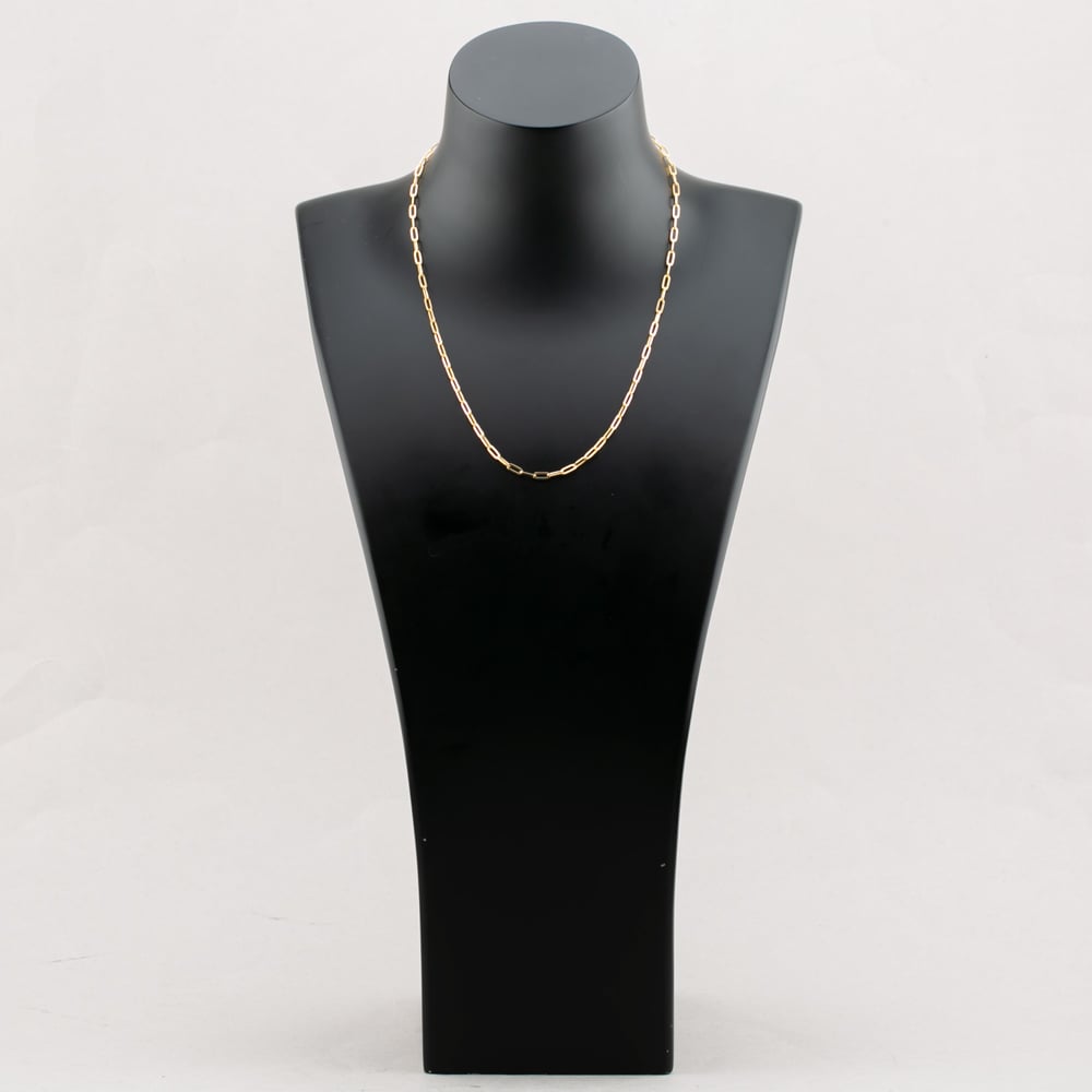 9ct Yellow Gold 18 Inch Oval Link Belcher Chain HPPC-270-9Y-18