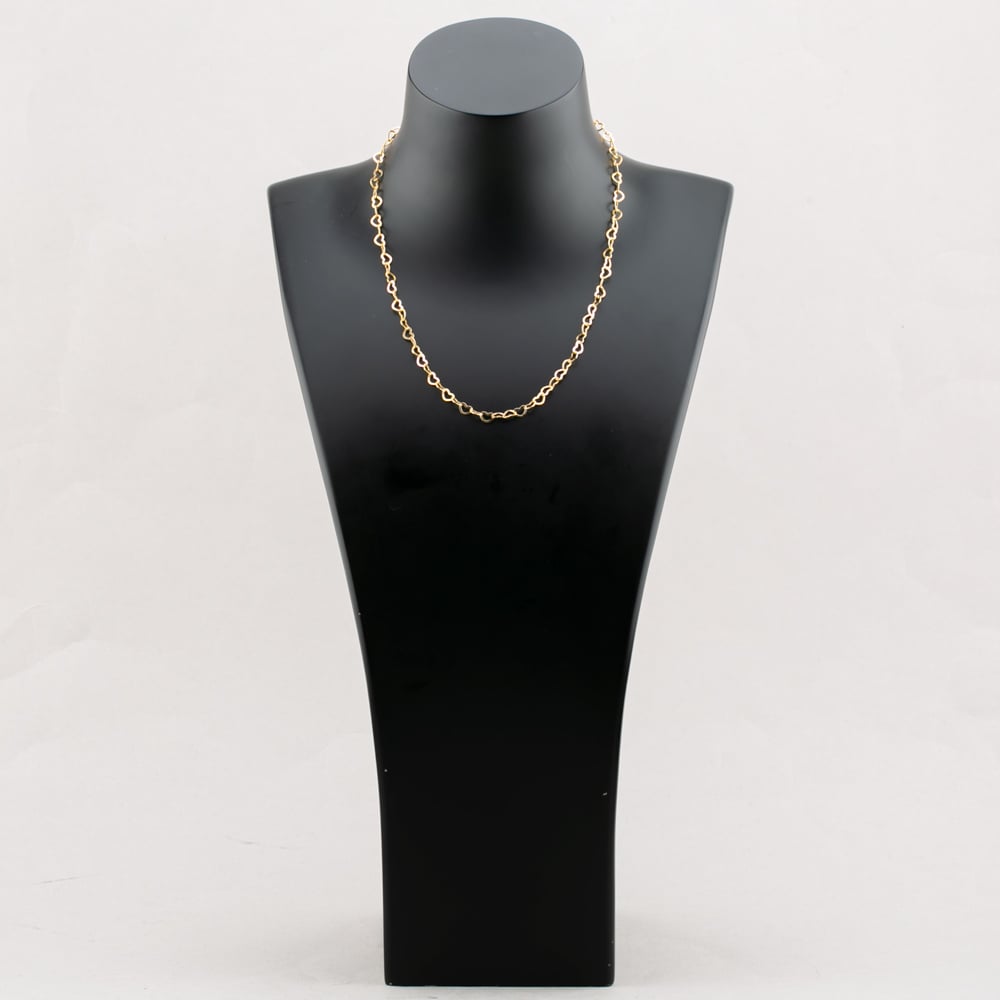 Gold Classic 9ct Yellow Gold 16-18 Inch Open Heart Chain HMHC-500-9Y-EX/16-18