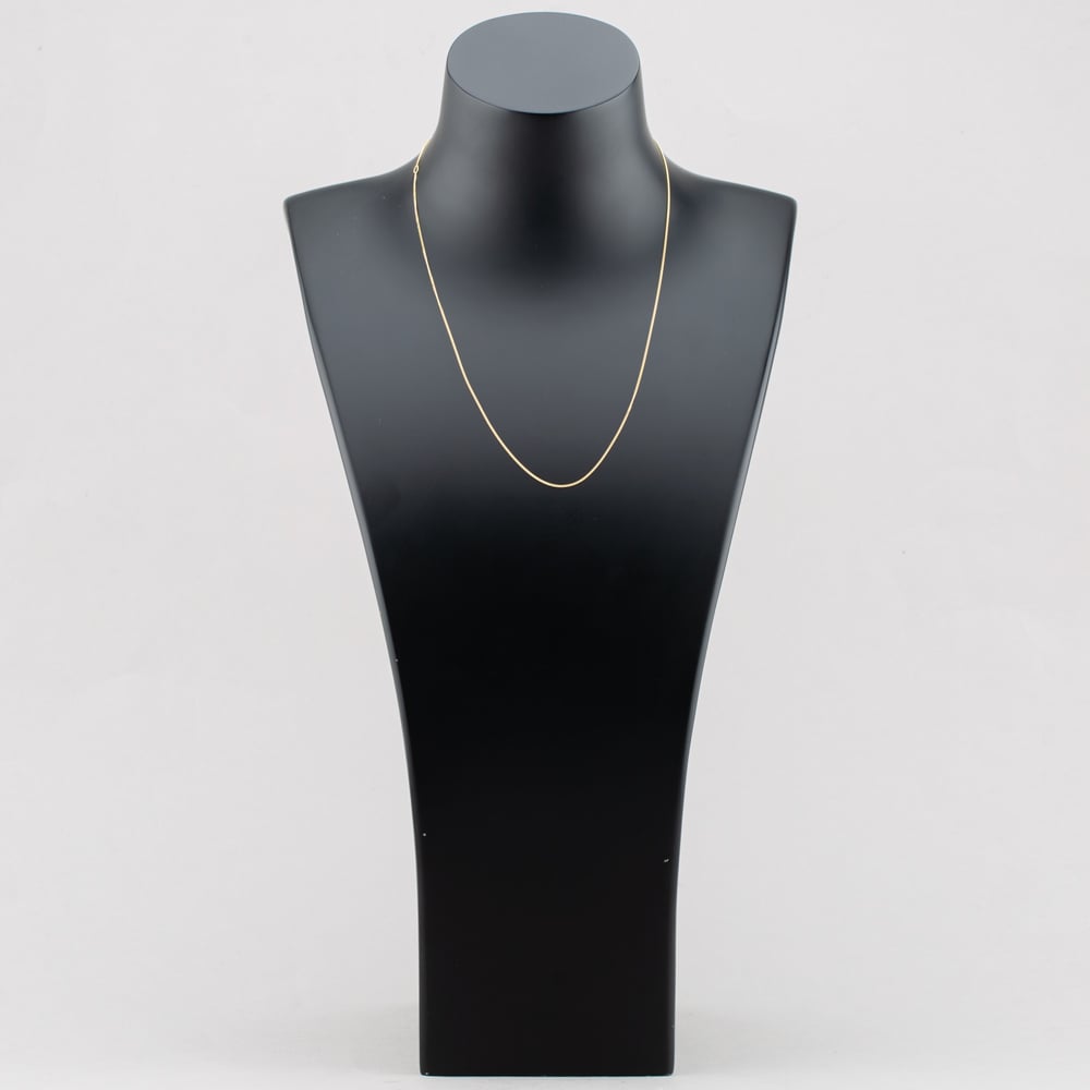 9ct Yellow Gold 18 Inch Diamond-Cut Curb Chain CN025L-18